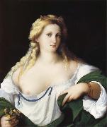 Portrait of a Young bride as Flora, Palma Vecchio